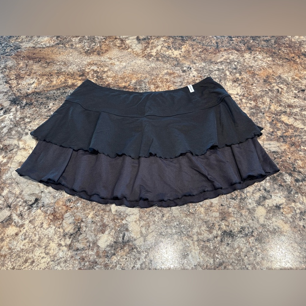 Body Glove Black Ruffled Swimwear mini skirt - Picture 6 of 7